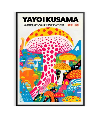 Mushroom Yayoi Kusama Wall Print du meilleur 