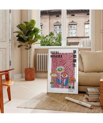 Flowers Yayoi Kusama Art Print sur le site 