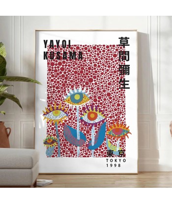 Flowers Yayoi Kusama Art Print sur le site 