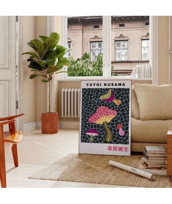 Mushroom Yayoi Kusama Poster une grave pollution 