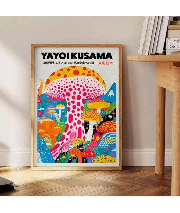 Mushroom Yayoi Kusama Wall Print du meilleur 