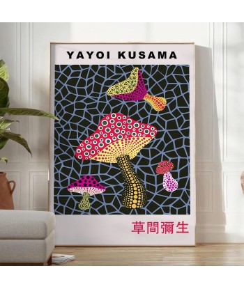 Mushroom Yayoi Kusama Poster une grave pollution 