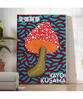 Mushroom Yayoi Kusama Poster 1 la colonne vertébrale