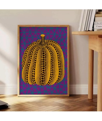 Pumpkin Yayoi Kusama Print 2 le des métaux précieux