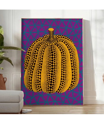 Pumpkin Yayoi Kusama Print 2 le des métaux précieux