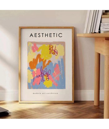 Aesthetic Colored Maximalist Art Print la livraison gratuite