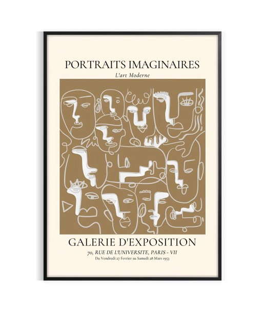 Portraits Imaginaires Maximalist Wall Art sélection de produits