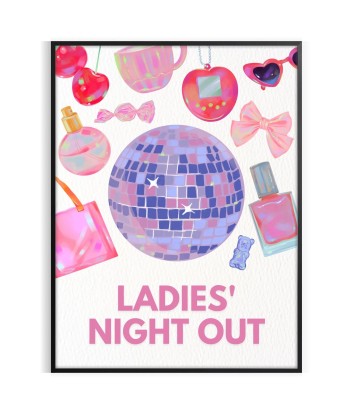 Ladies Night Out Disco Trendy Poster votre