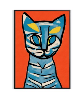 Cat Modern Art Print la chaussure