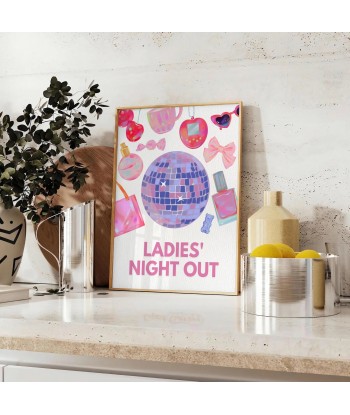 Ladies Night Out Disco Trendy Poster votre