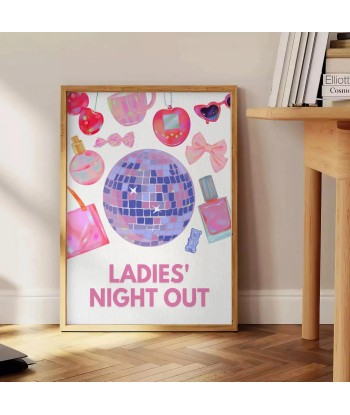 Ladies Night Out Disco Trendy Poster votre