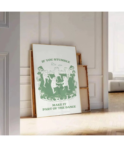 Make It Part Of The Dance Trendy Wall Print de France