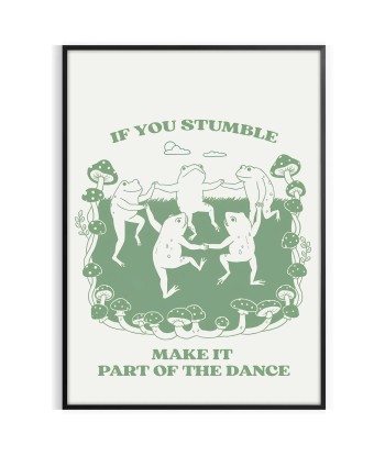 Make It Part Of The Dance Trendy Wall Print de France