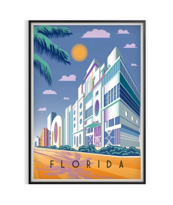 Florida Vintage Travel Poster vous aussi creer 