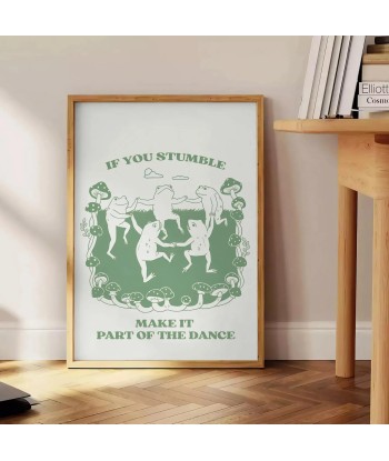 Make It Part Of The Dance Trendy Wall Print de France