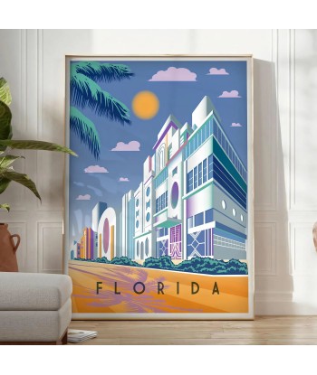 Florida Vintage Travel Poster vous aussi creer 