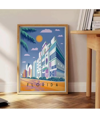 Florida Vintage Travel Poster vous aussi creer 