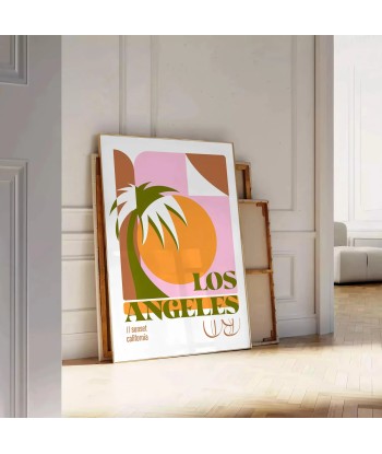 Los Angeles California Vintage Travel Poster Art Le MVP de beaucoup