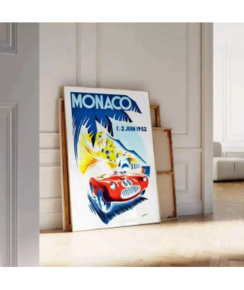 Monaco Vintage Travel Poster Wall Print france