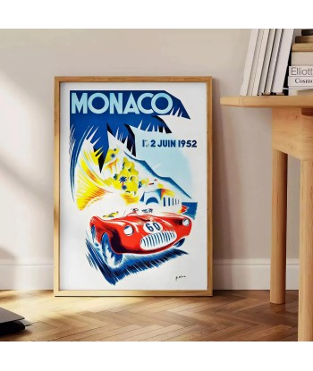 Monaco Vintage Travel Poster Wall Print france