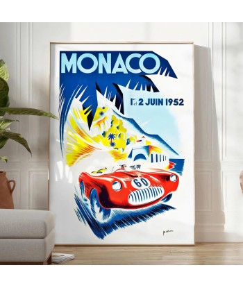 Monaco Vintage Travel Poster Wall Print france