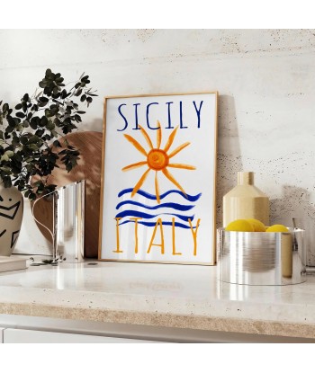 Sicily Italy Vintage Poster 1 de l' environnement