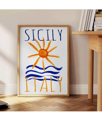 Sicily Italy Vintage Poster 1 de l' environnement