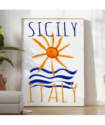 Sicily Italy Vintage Poster 1 de l' environnement