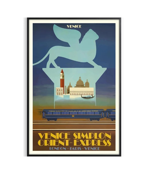 Venice Simplon Vintage Travel Poster Wall Art Toutes les collections ici