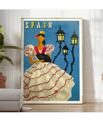 Spain Vintage Travel Poster Wall Art 2024