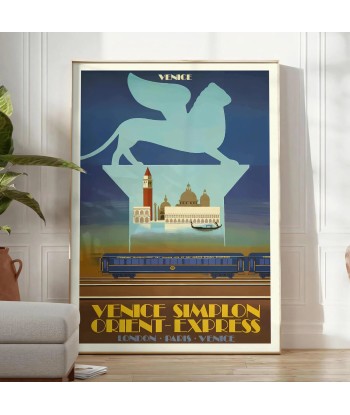 Venice Simplon Vintage Travel Poster Wall Art Toutes les collections ici