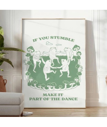 Make It Part Of The Dance Trendy Wall Print de France