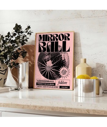 Mirror Ball Popular Poster soldes