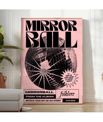 Mirror Ball Popular Poster soldes