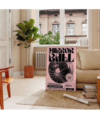 Mirror Ball Popular Poster soldes