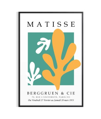 Matisse Papier Découpés Poster 9 ou a consommer sur place