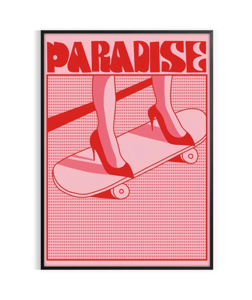 Paradise Trendy Poster la chaussure