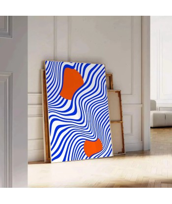 Orange Blue Graphic Poster pas cher chine