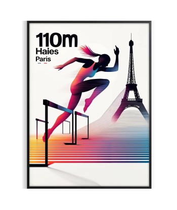 110 Mètres Haies Paris Poster l'achat 