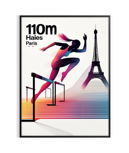 110 Mètres Haies Paris Poster l'achat 