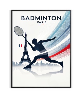 Badminton 3 Paris Poster Faites des économies