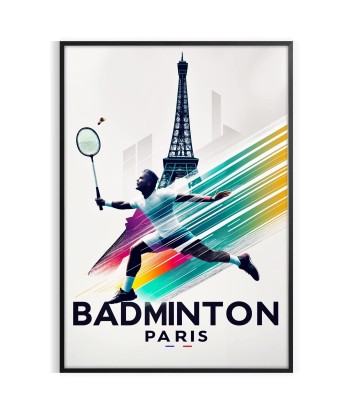 Badminton Paris Poster brillant des détails fins