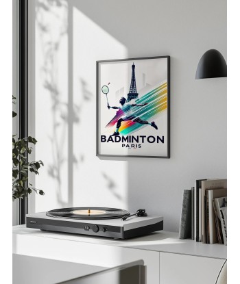 Badminton Paris Poster brillant des détails fins