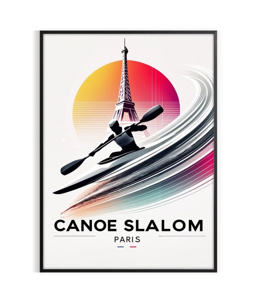 Canoe Slalom Paris Poster la chaussure