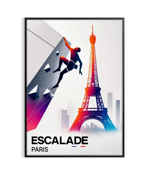 Escalade Paris Poster pas chere