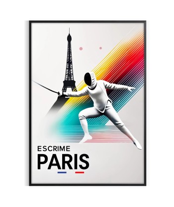 Escrime 2 Paris Poster Vous souhaitez 