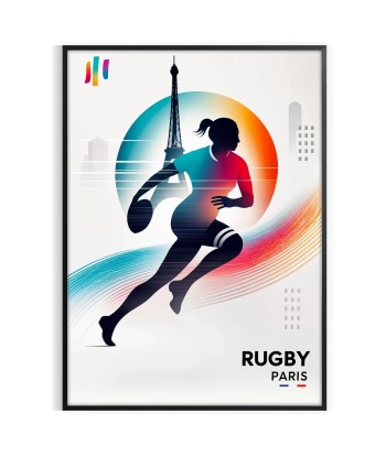 Rugby Paris Poster soldes