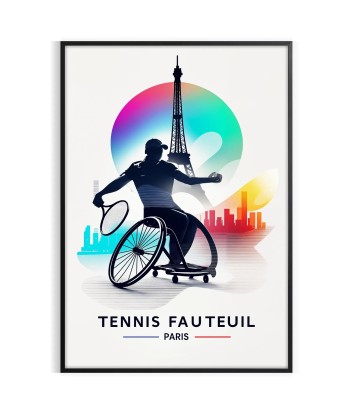 Tennis Fauteuil Paris Poster l'évolution des habitudes 