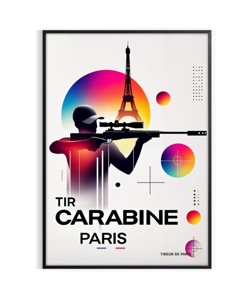 Tir Carabine Paris Poster offre 