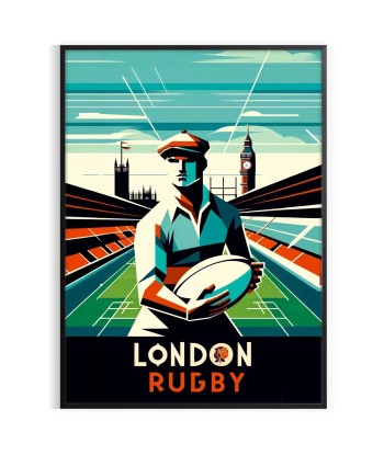 London Rugby Poster 2 - 3 jours ouvrés.